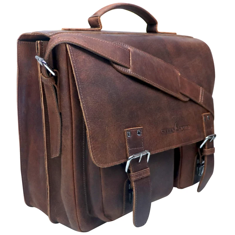 Kurt Lehrertasche Leder Damen Große Aktentasche Herren Business