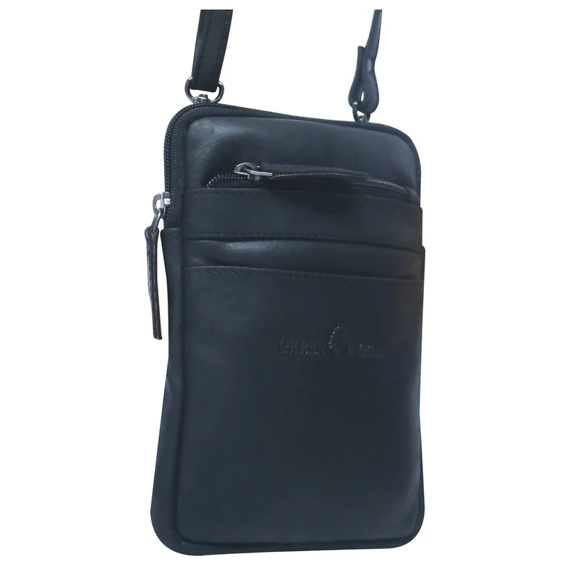 Jad Smartphone Tasche Zum Umhängen Leder Handytasche Für Gürtel