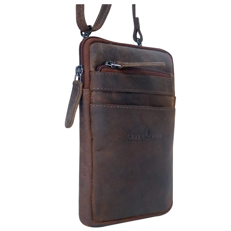 Jad Smartphone Tasche Zum Umhängen Leder Handytasche Für Gürtel