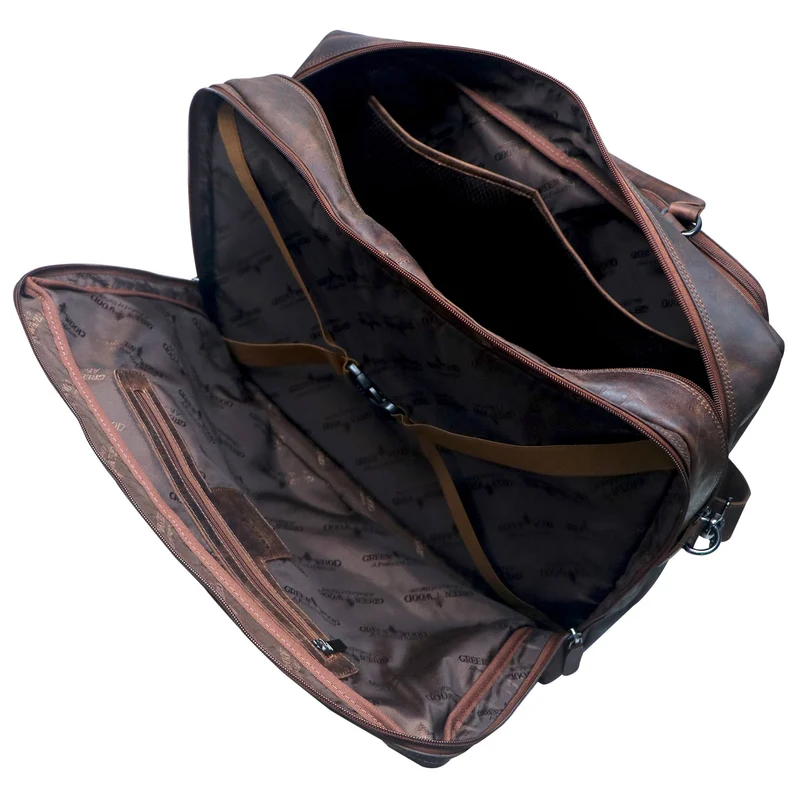 Max Herren Reisetasche Leder XXL Weekender Tasche Damen Groß