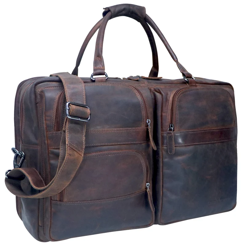 Max Herren Reisetasche Leder XXL Weekender Tasche Damen Groß