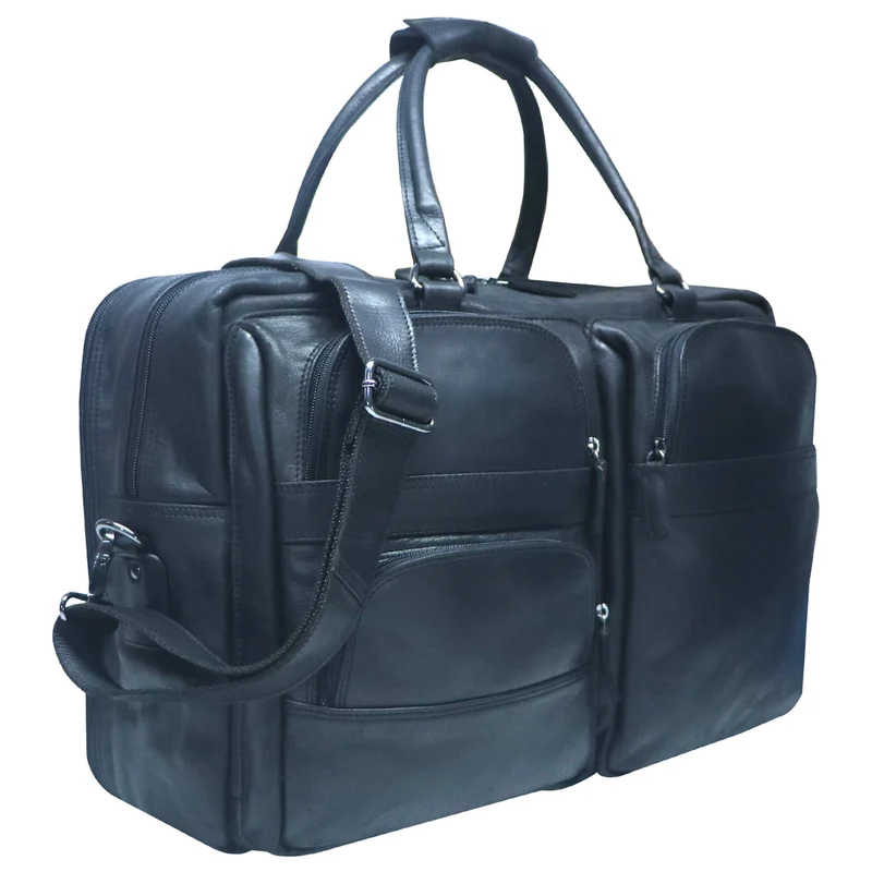 Max Herren Reisetasche Leder XXL Weekender Tasche Damen Groß