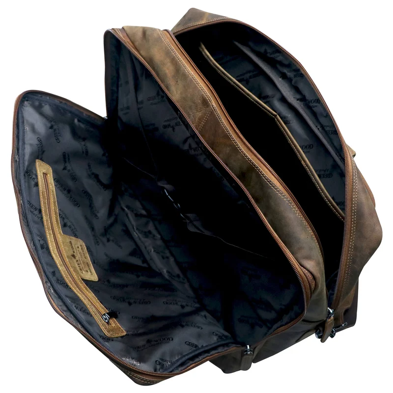 Max Herren Reisetasche Leder XXL Weekender Tasche Damen Groß