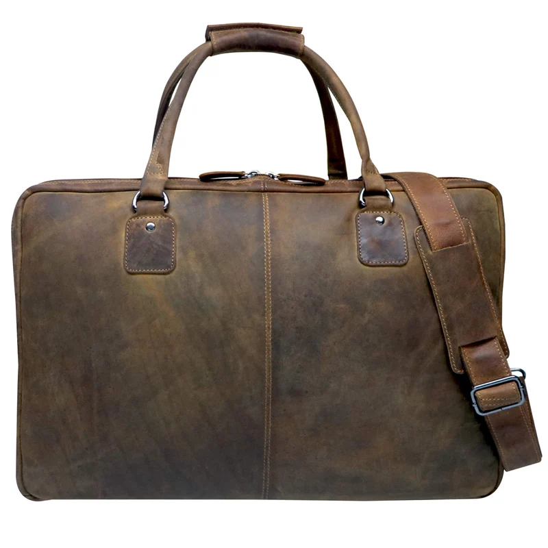 Max Herren Reisetasche Leder XXL Weekender Tasche Damen Groß