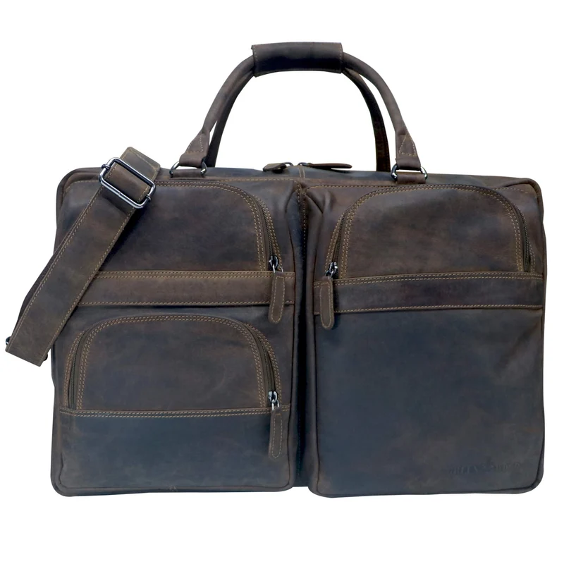 Max Herren Reisetasche Leder XXL Weekender Tasche Damen Groß