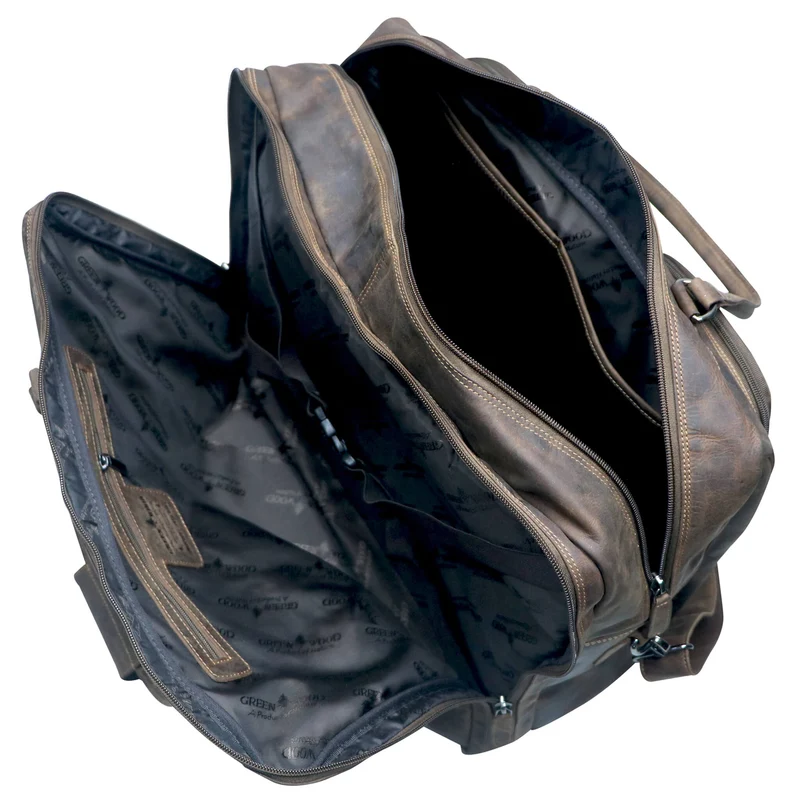 Max Herren Reisetasche Leder XXL Weekender Tasche Damen Groß