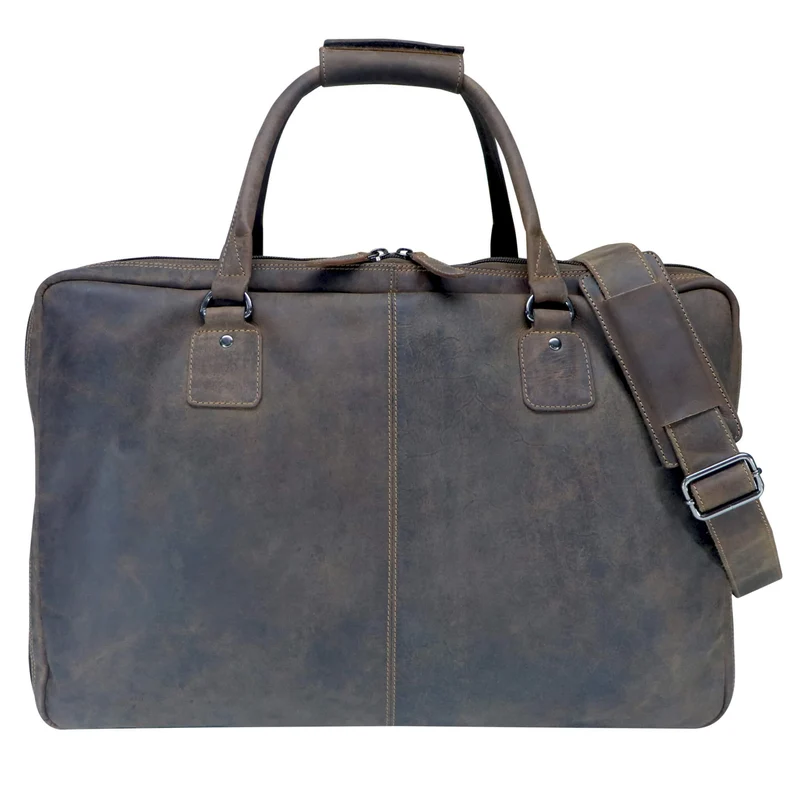 Max Herren Reisetasche Leder XXL Weekender Tasche Damen Groß