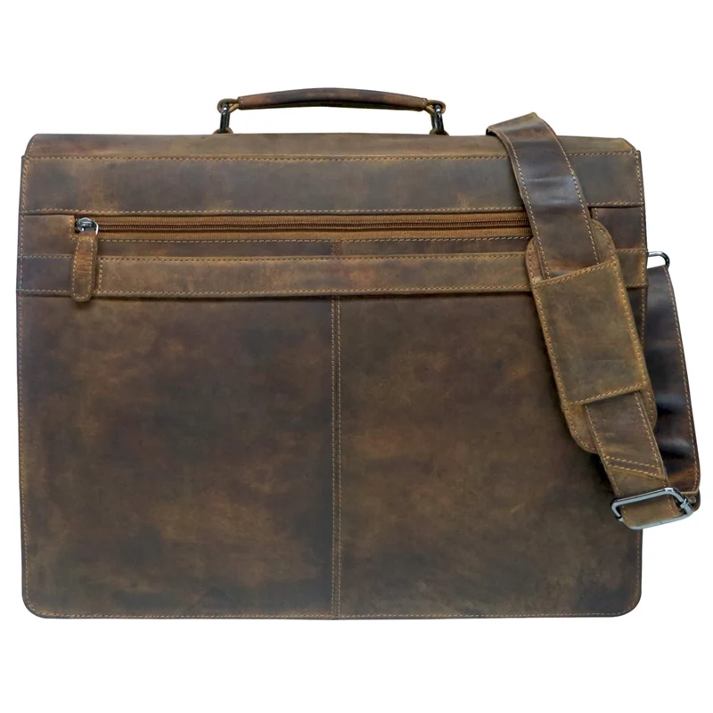 Otto Ledertasche Lehrer Herren Große Aktentasche Damen Vintage