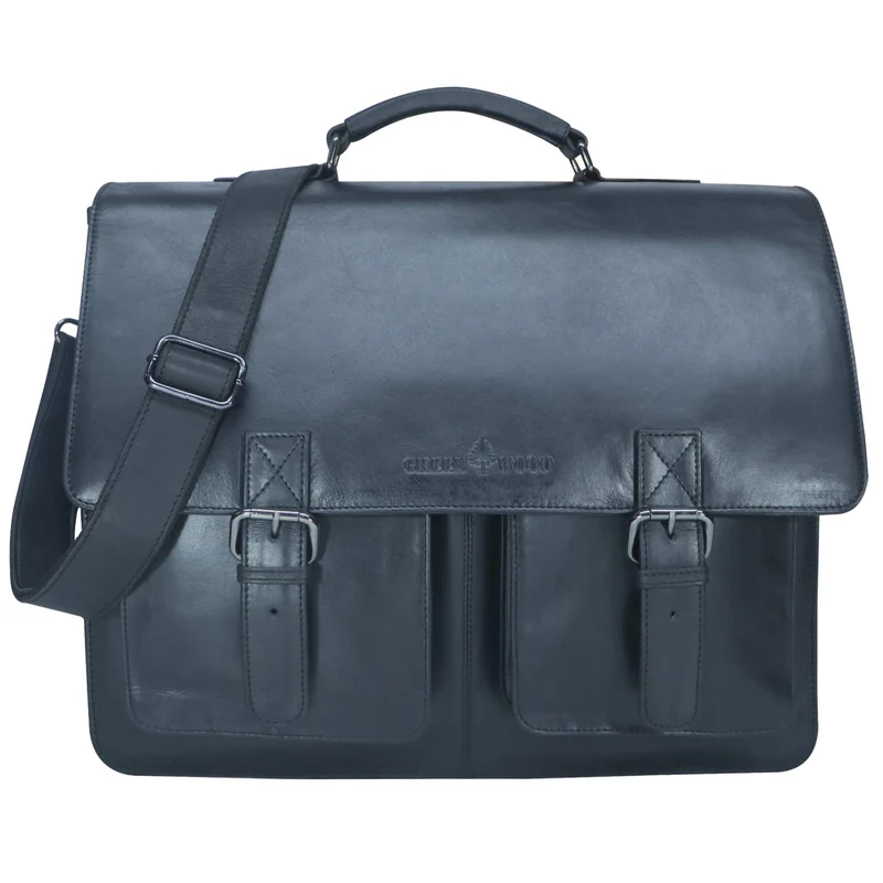 Otto Ledertasche Lehrer Herren Große Aktentasche Damen Vintage