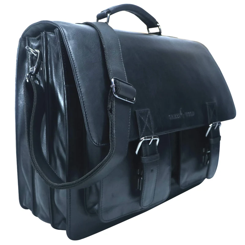 Otto Ledertasche Lehrer Herren Große Aktentasche Damen Vintage