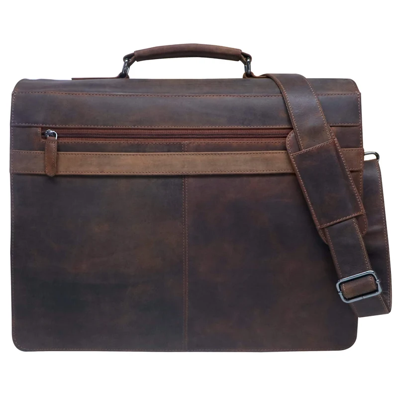 Otto Ledertasche Lehrer Herren Große Aktentasche Damen Vintage
