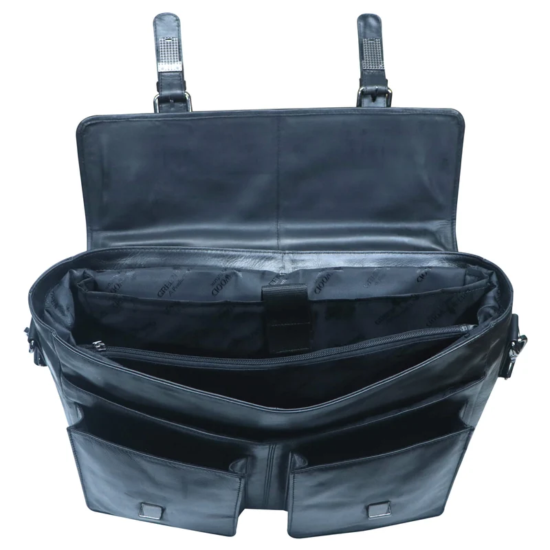 Charles Laptoptasche aus Leder Herren Aktentasche Damen Groß