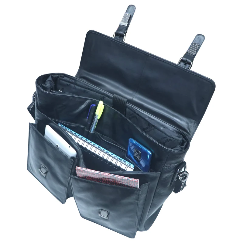Charles Laptoptasche aus Leder Herren Aktentasche Damen Groß