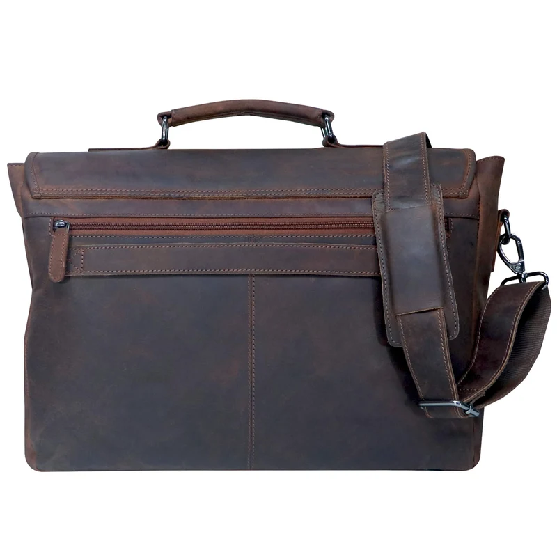 Charles Laptoptasche aus Leder Herren Aktentasche Damen Groß