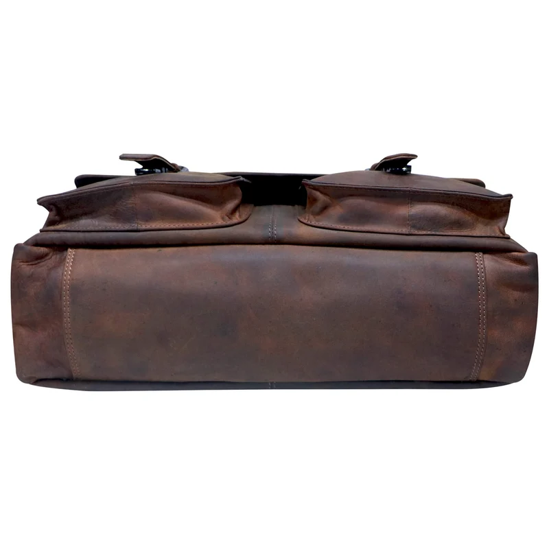 Charles Laptoptasche aus Leder Herren Aktentasche Damen Groß