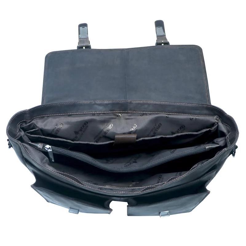 Charles Laptoptasche aus Leder Herren Aktentasche Damen Groß