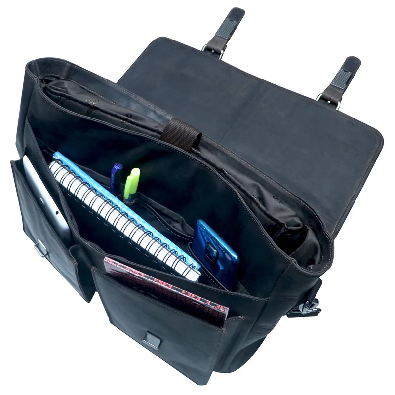 Charles Laptoptasche aus Leder Herren Aktentasche Damen Groß