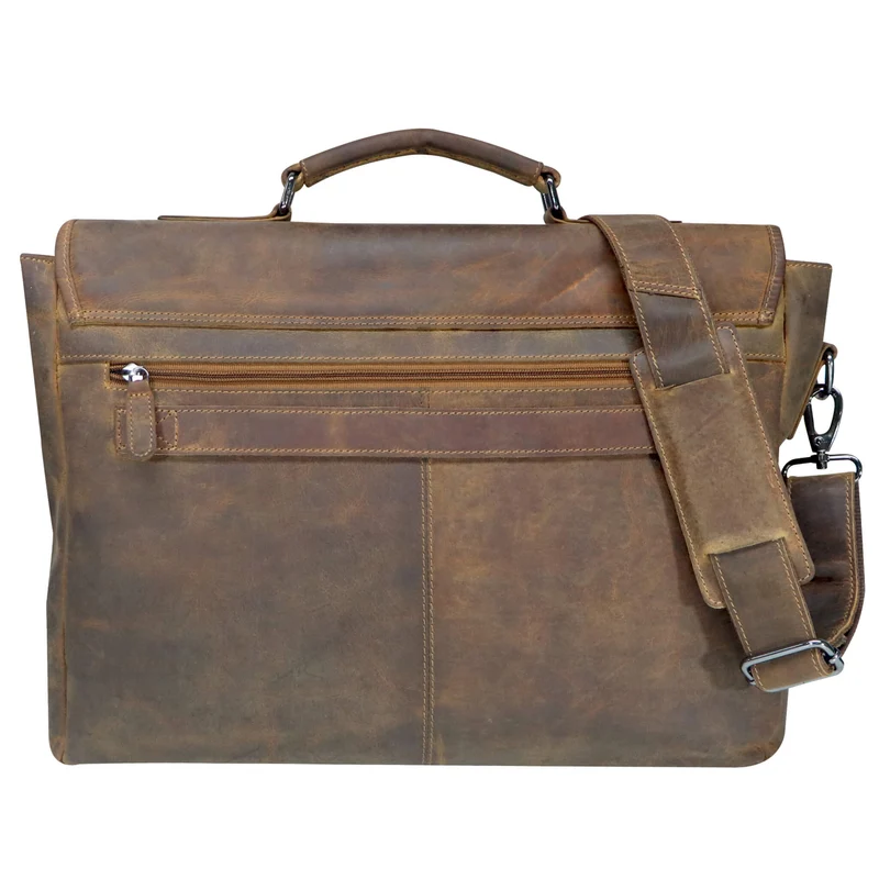 Charles Laptoptasche aus Leder Herren Aktentasche Damen Groß