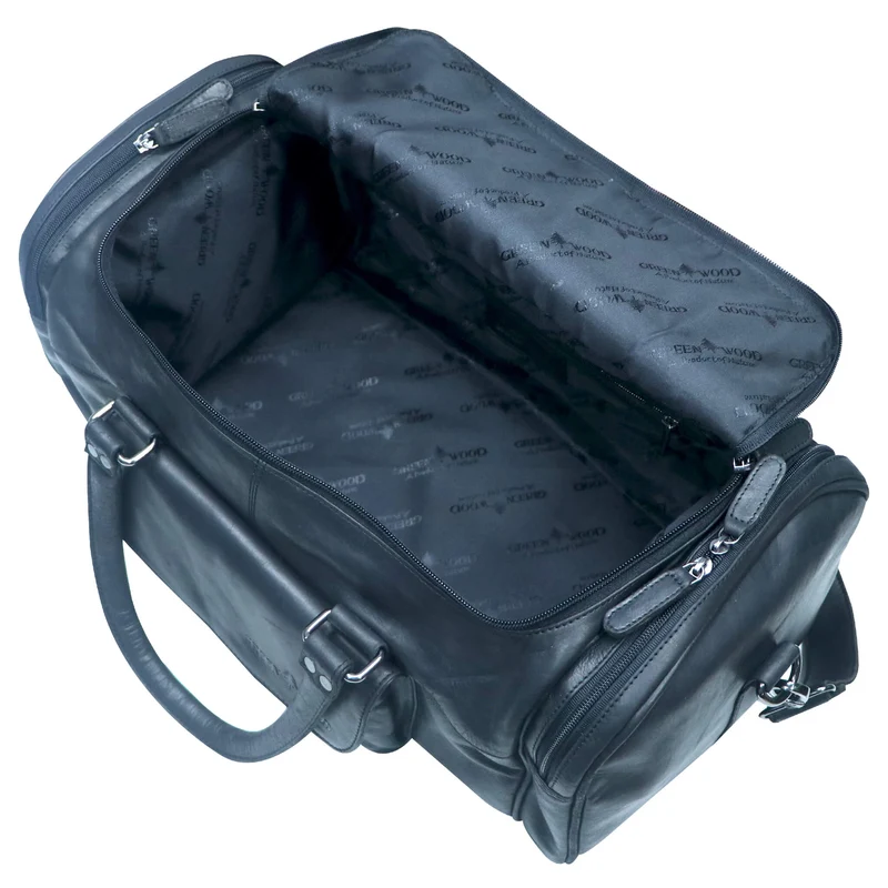 Finn Sporttasche Herren Leder Kleine Reisetasche Damen Gym Tasche