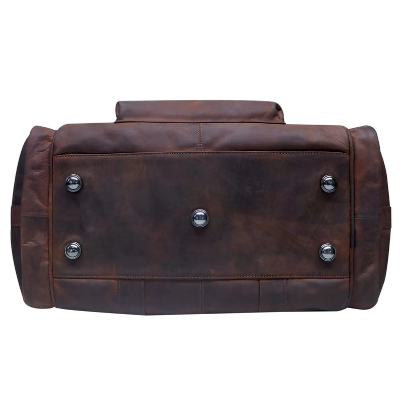 Finn Sporttasche Herren Leder Kleine Reisetasche Damen Gym Tasche
