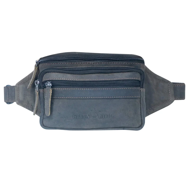 Jan Bauchtasche Damen Leder Gürteltasche Handy Herren Hüfttasche