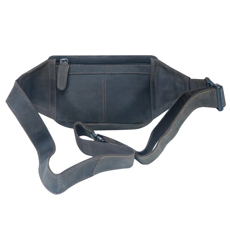 Jan Bauchtasche Damen Leder Gürteltasche Handy Herren Hüfttasche