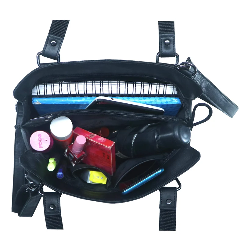 Madi Kleine Handtasche Damen Leder Henkeltasche Shopper Tasche