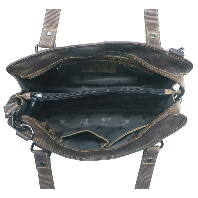 Madi Kleine Handtasche Damen Leder Henkeltasche Shopper Tasche