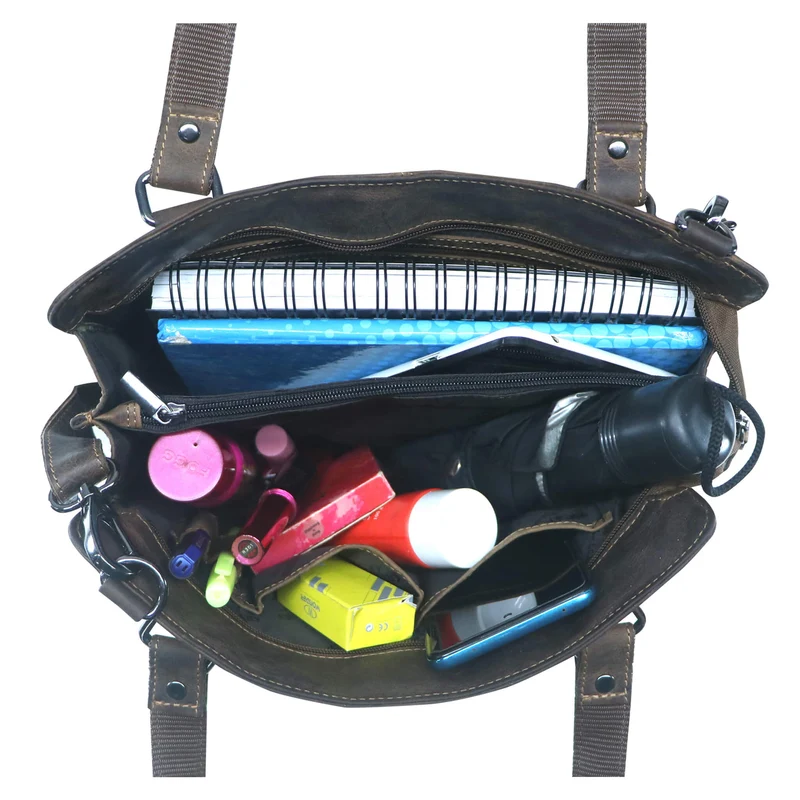 Madi Kleine Handtasche Damen Leder Henkeltasche Shopper Tasche