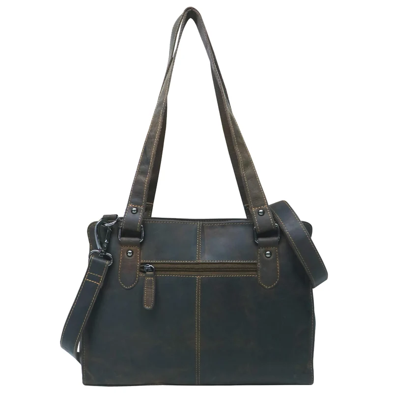 Madi Kleine Handtasche Damen Leder Henkeltasche Shopper Tasche