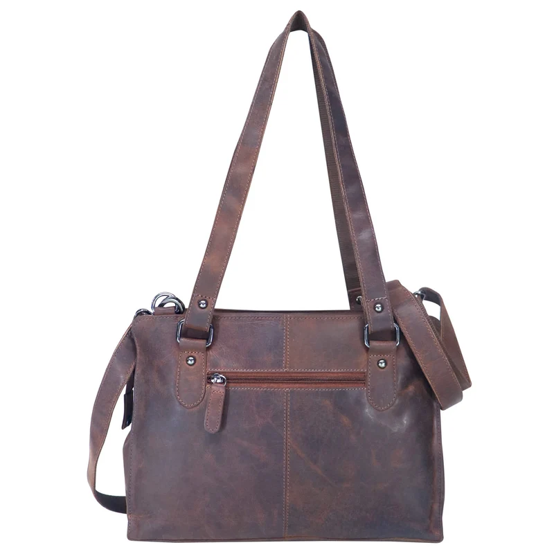 Madi Kleine Handtasche Damen Leder Henkeltasche Shopper Tasche