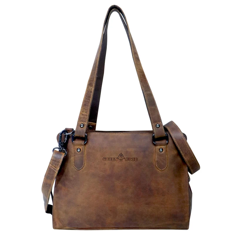 Madi Kleine Handtasche Damen Leder Henkeltasche Shopper Tasche