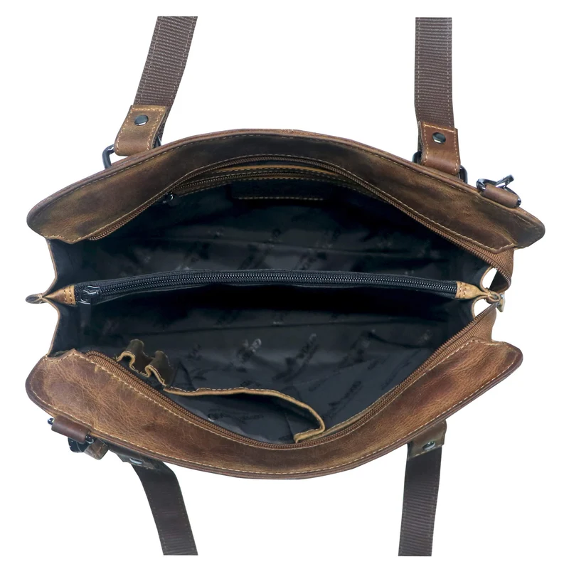 Madi Kleine Handtasche Damen Leder Henkeltasche Shopper Tasche