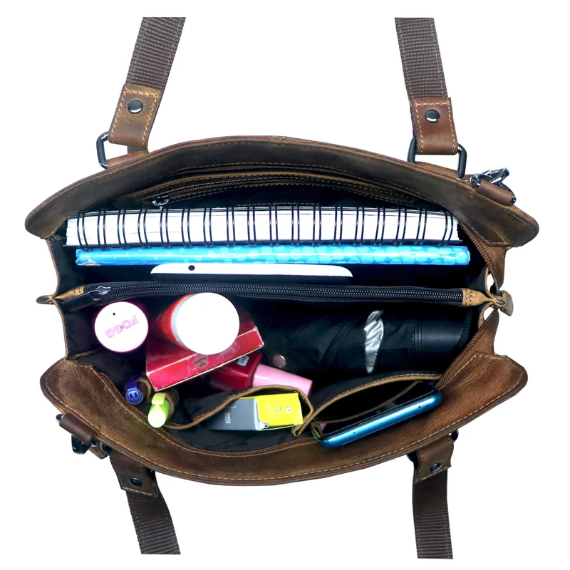 Madi Kleine Handtasche Damen Leder Henkeltasche Shopper Tasche