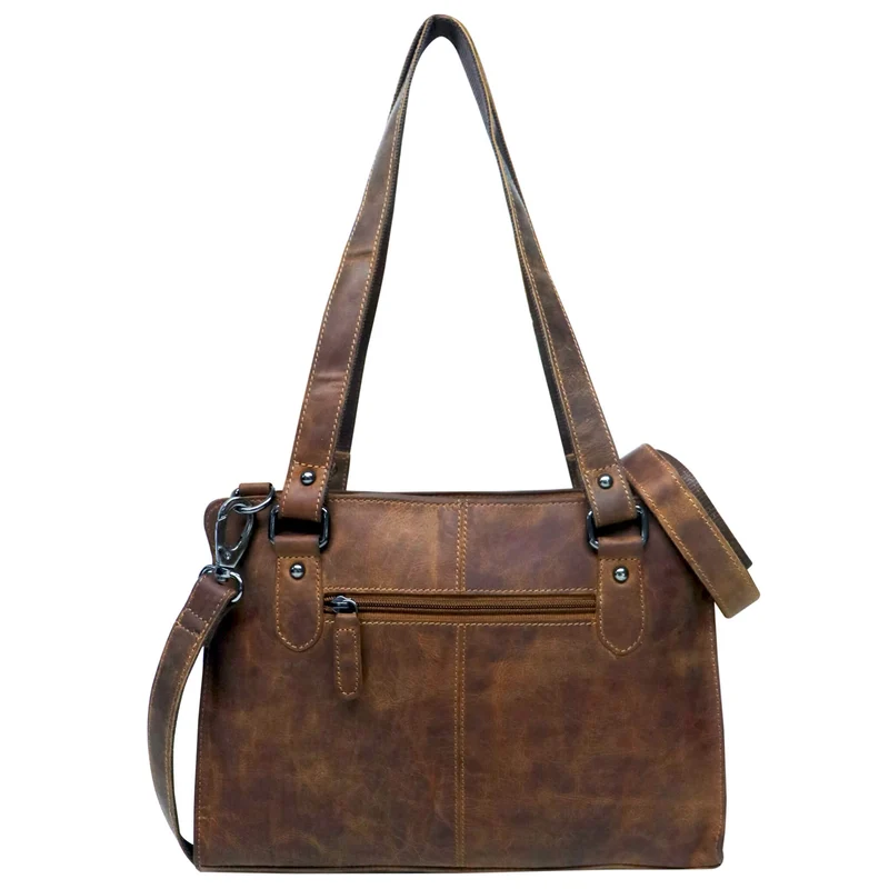 Madi Kleine Handtasche Damen Leder Henkeltasche Shopper Tasche