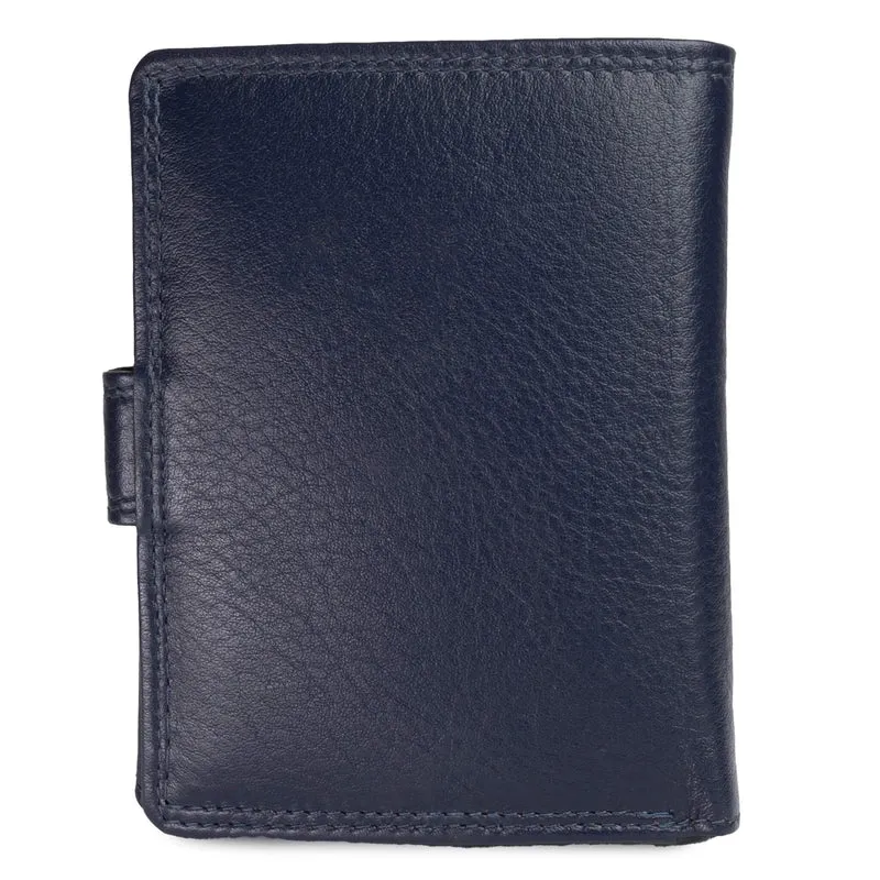 Ken Damen Geldbörse Leder Brieftasche Herren mit Münzfach RFID