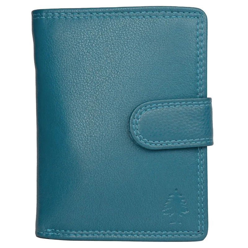 Ken Damen Geldbörse Leder Brieftasche Herren mit Münzfach RFID