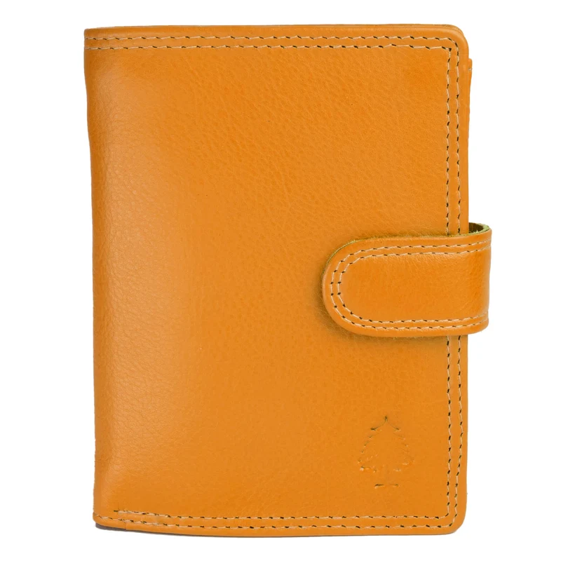 Ken Damen Geldbörse Leder Brieftasche Herren mit Münzfach RFID