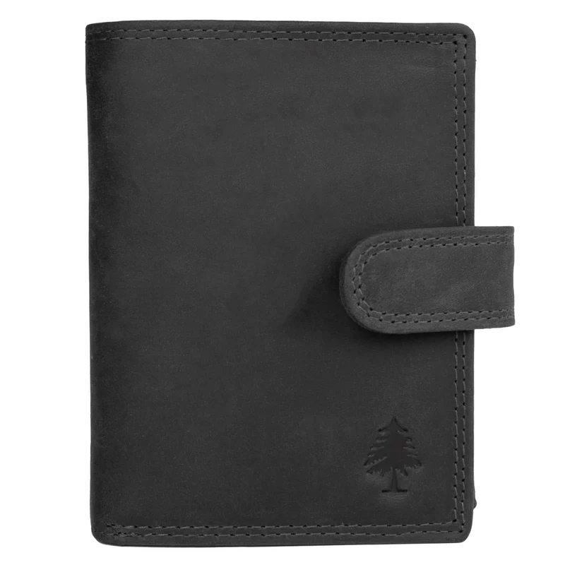 Ken Damen Geldbörse Leder Brieftasche Herren mit Münzfach RFID