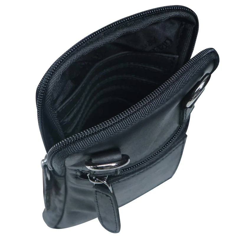 Oli Handytasche Crossbody Smartphone Tasche zum Umhängen Leder