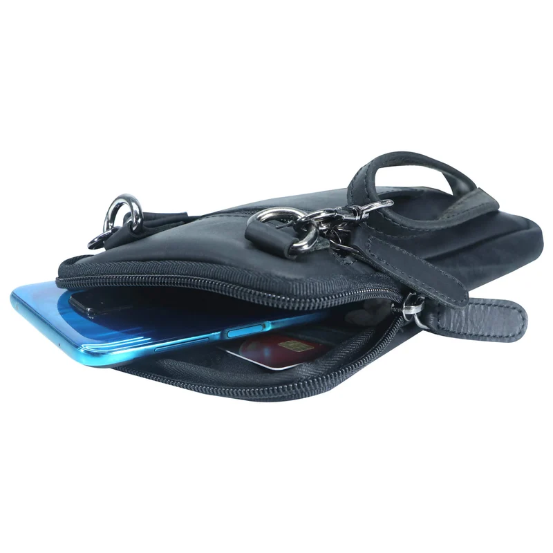 Oli Handytasche Crossbody Smartphone Tasche zum Umhängen Leder