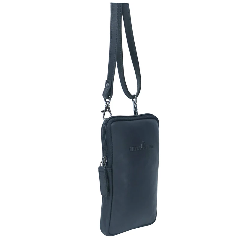 Oli Handytasche Crossbody Smartphone Tasche zum Umhängen Leder