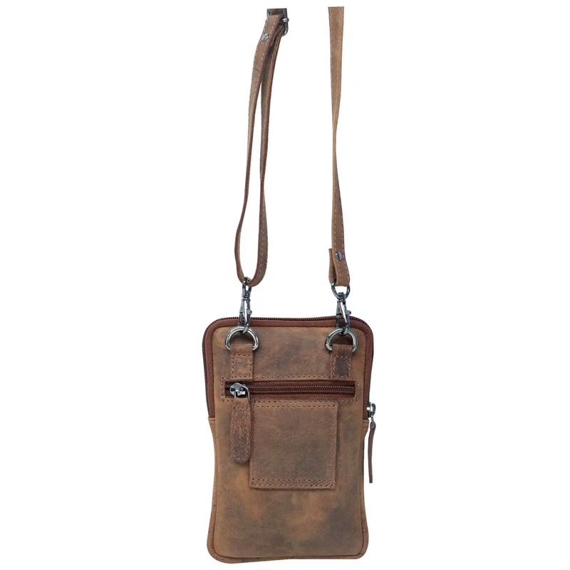 Oli Handytasche Crossbody Smartphone Tasche zum Umhängen Leder