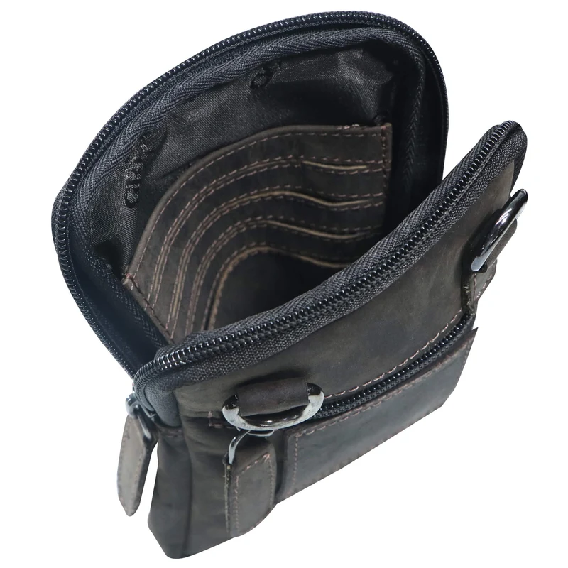 Oli Handytasche Crossbody Smartphone Tasche zum Umhängen Leder