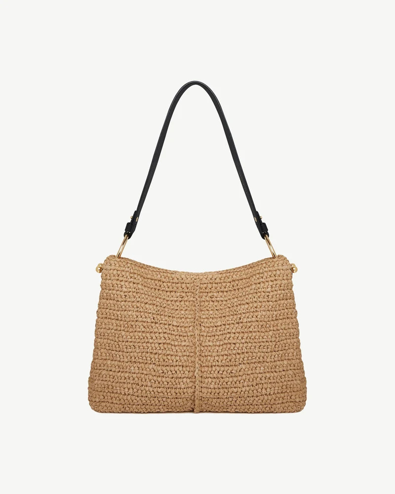 Lana Hobo - Raffia/Black