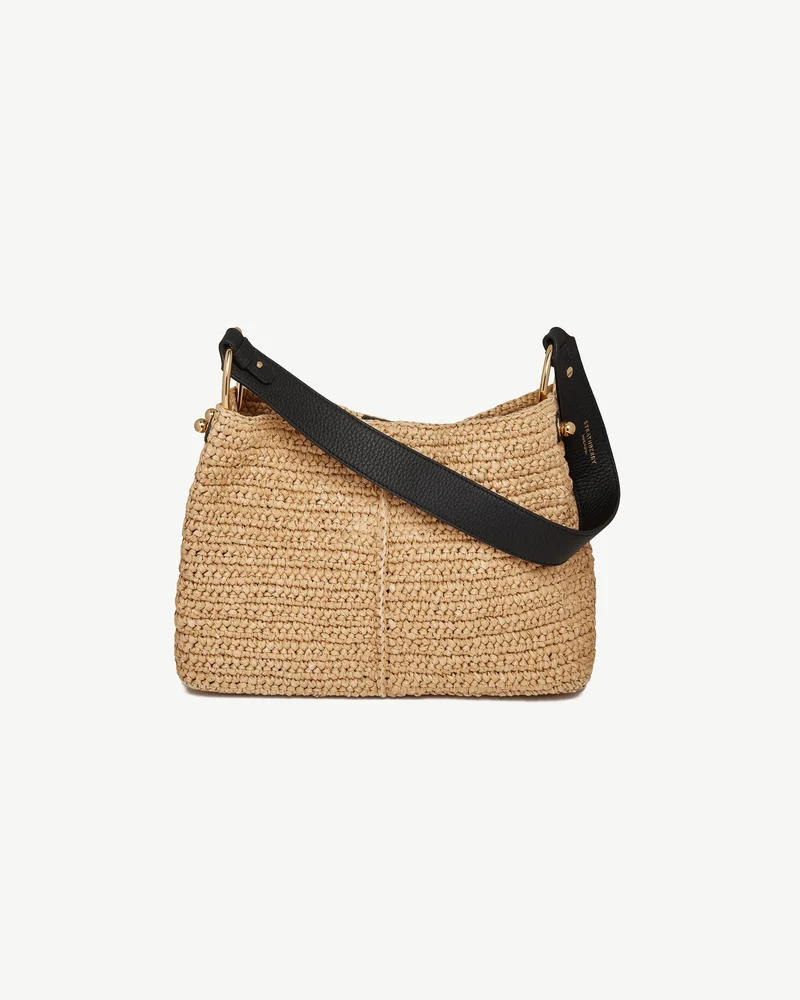 Lana Hobo - Raffia/Black