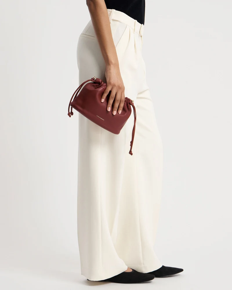 Charlotte Drawstring - Oxblood