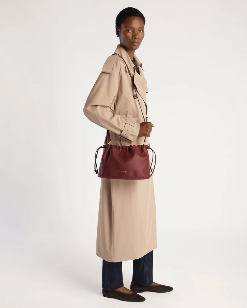 Charlotte Midi Drawstring - Oxblood
