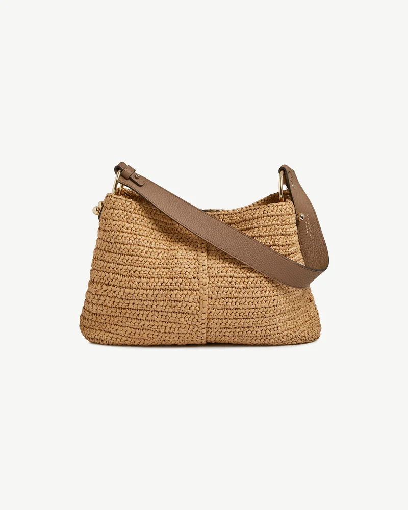 Lana Hobo - Raffia/Clay