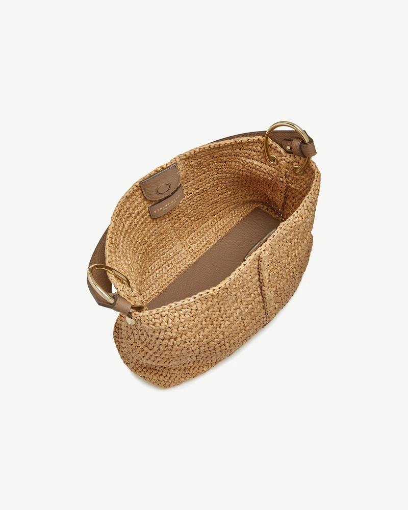 Lana Hobo - Raffia/Clay